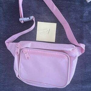 Dickies light pink Waist Fanny Pack Belt Bag Travel Carryall Hidden pocket EDC